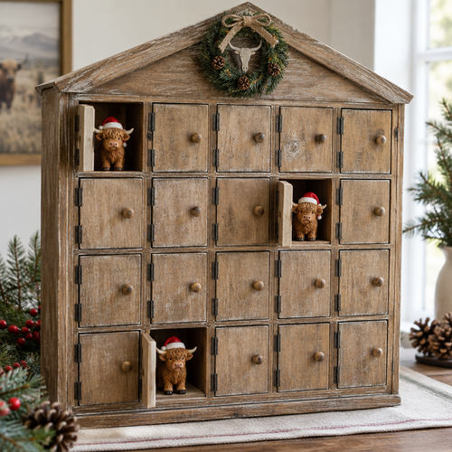 Highland Cow Mini-Figure Advent Calendar photo 1