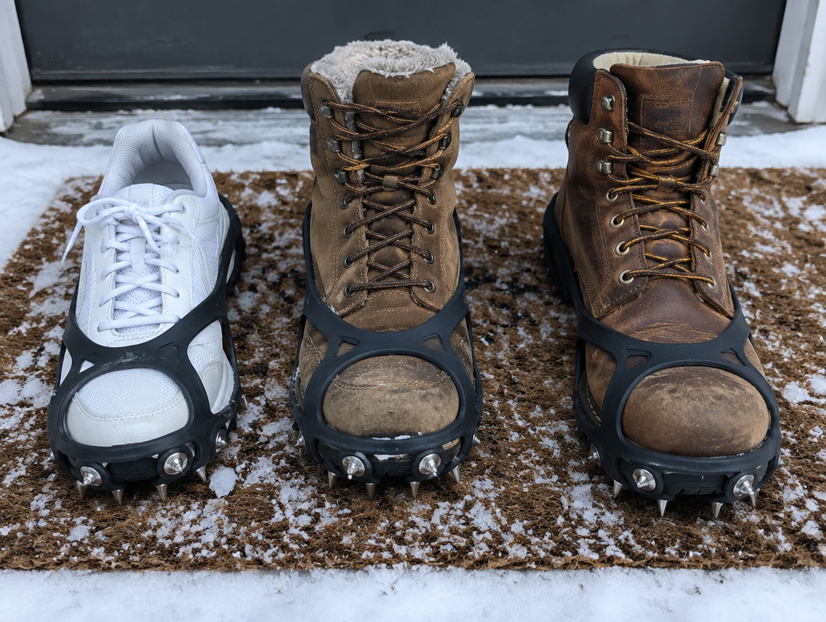 Fits sneakers, boots and work shoes