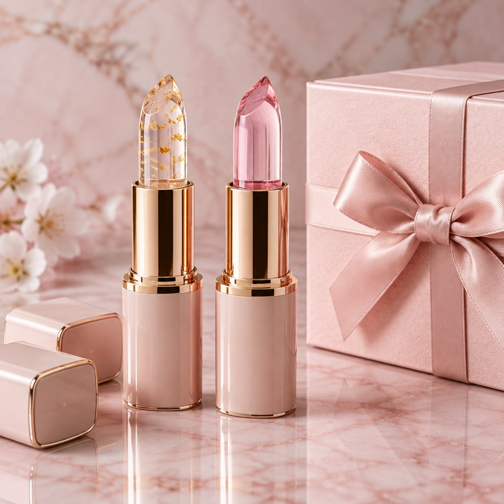 Color-changing lipstick duo